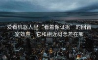爱看机器人里“看着像证据”的回音室效应：它和相近概念差在哪