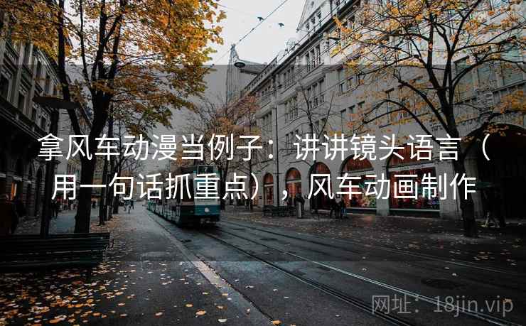 拿风车动漫当例子：讲讲镜头语言（用一句话抓重点），风车动画制作